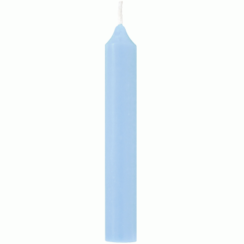 Mini Chime Light Blue Candle image 0
