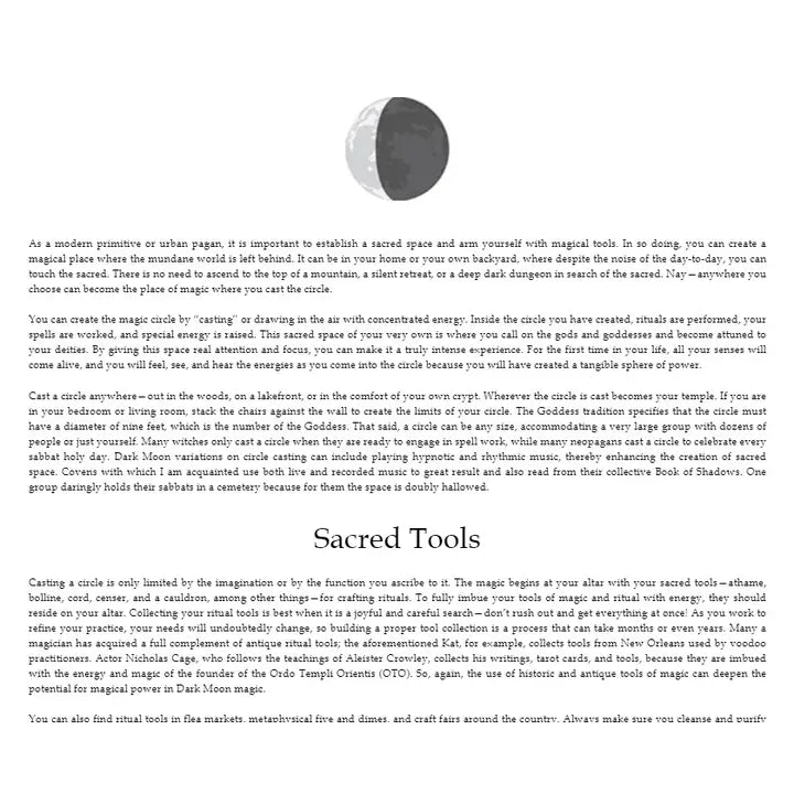 Dark Moon Magic: Supernatural Spells, Charms, and Rituals image 3