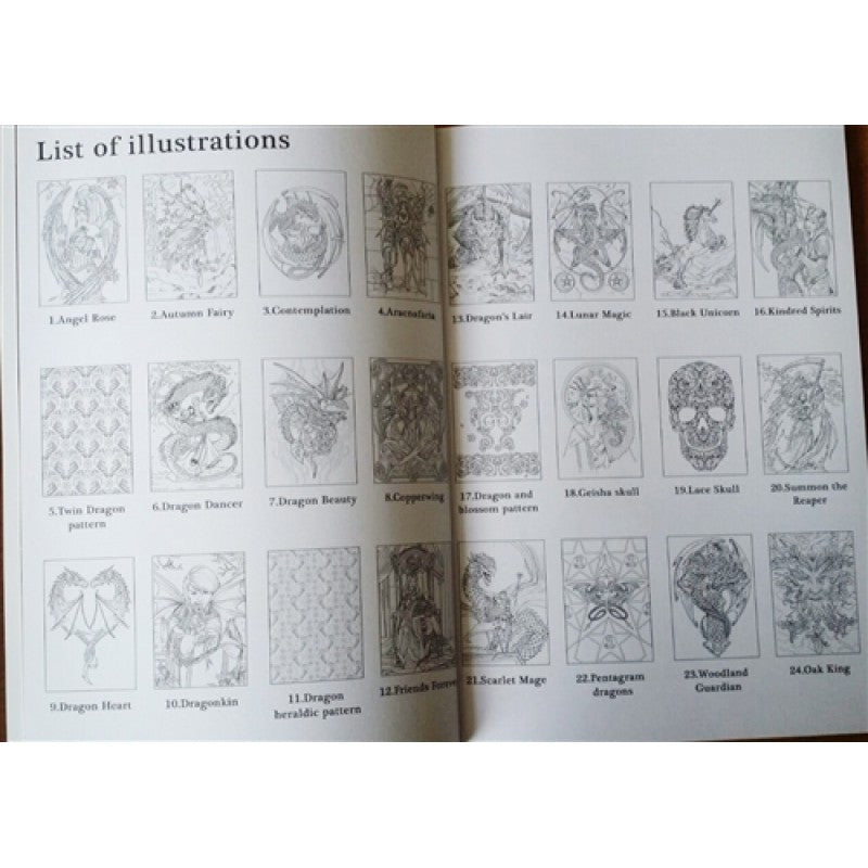 Anne Stokes Fantasy Coloring Book image 3