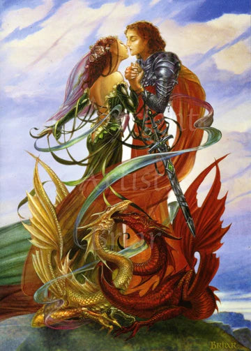Greeting Card: Dragon Handfasting image 0