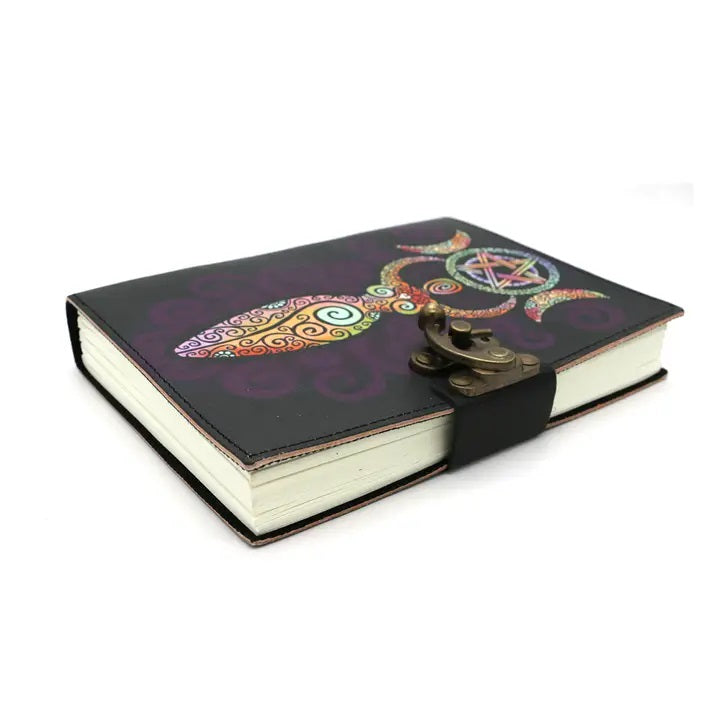 Celestial Goddess Blank Leather Journal (6 X 8 in.) image 2