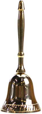 Brass Hand bell 3" image 0