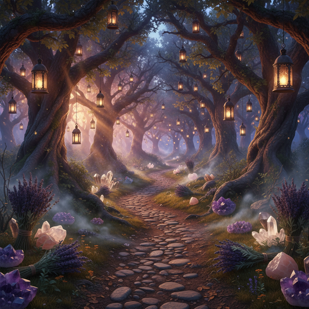 Shamanic journey and crystal session