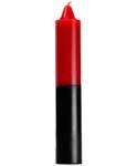 9" Red/ Black pillar candle image 0