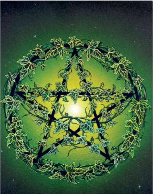 Greeting Card: Ivy Pentagram image 0