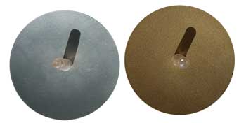 2" Spike Pillar Candle Holder image 0