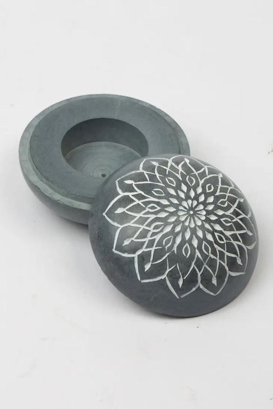 Stone Incense and Candleholder image 0