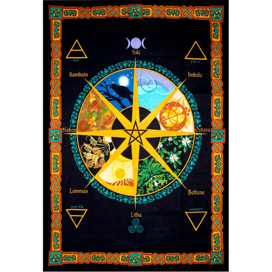 Wheel Of The Year Tapestry/Throw image 0