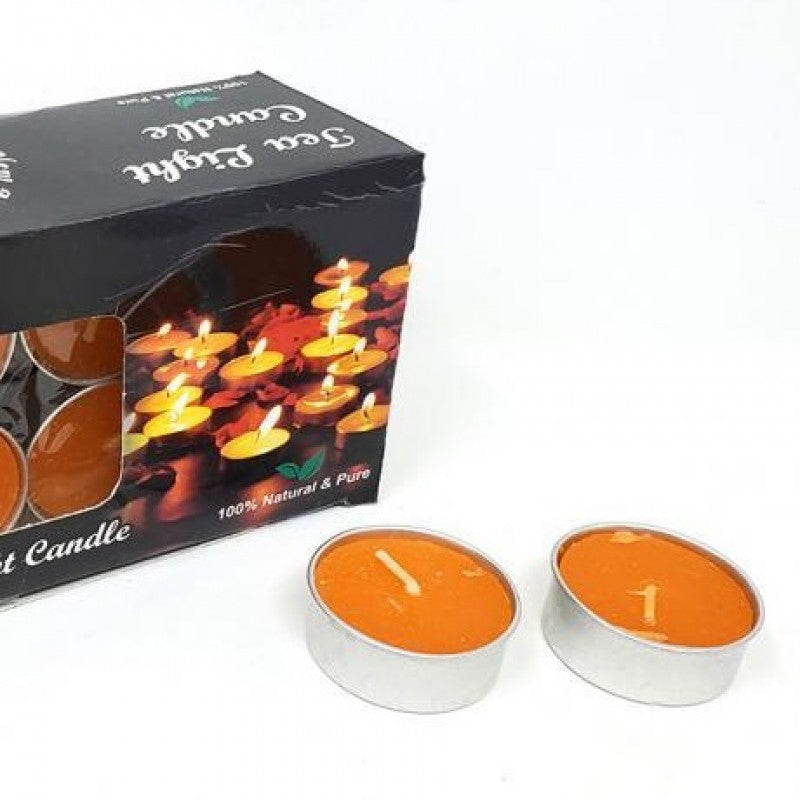 Tealight Candle: Orange image 0