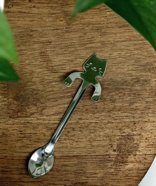 Curious Cat Tea Spoon image 1