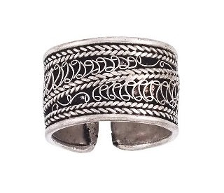 1/2" Filigree Cuff Ring image 0