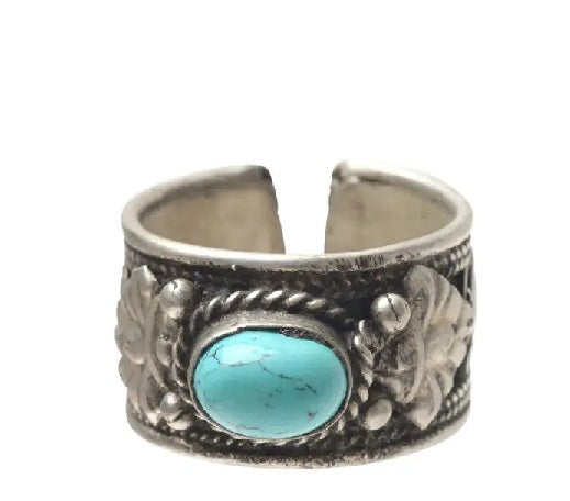 Single Stone Turquoise Ring image 0