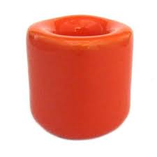 Mini Chime Candle Holder: Orange image 0