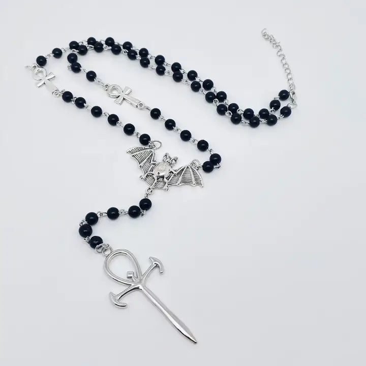 Gothic Rosary Necklace image 0